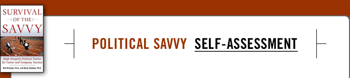 Political Savvy Self-Assessment